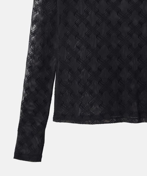 ルシェルブルー　Deformable Geometric Sheer TOP セール】ディフォーマブルジオメトリックシアートップ