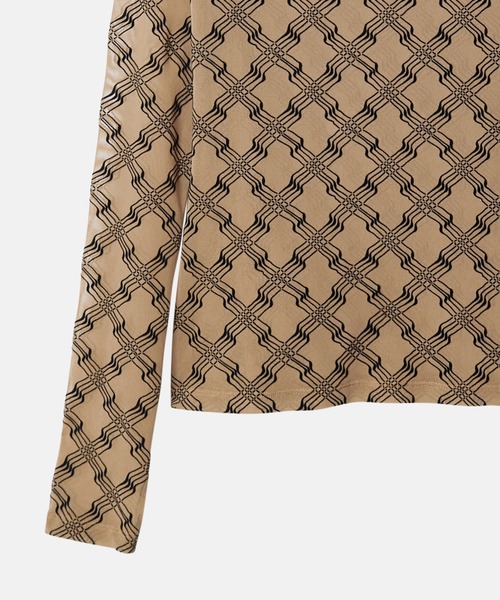 ルシェルブルー　Deformable Geometric Sheer TOP セール】ディフォーマブルジオメトリックシアートップ