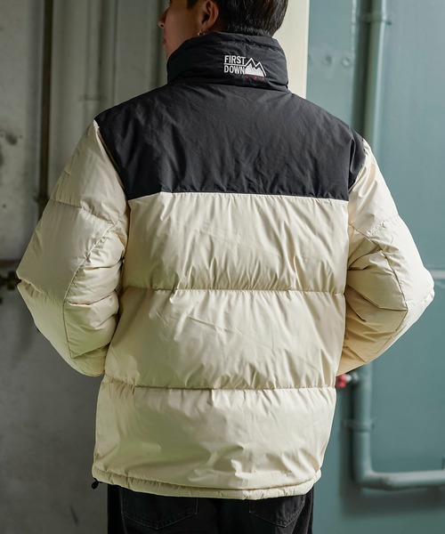 FIRST DOWN ダウンジャケット　Mサイズ　クリーニング済 FIRST DOWN（ファーストダウン） ダウンジャケット ダウン バブル