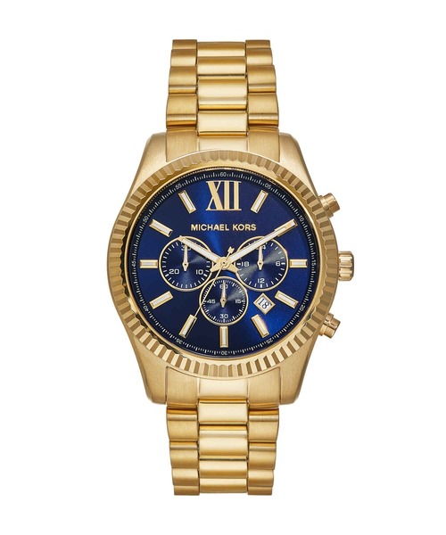 MICHEAL KORS ラグジュアリー腕時計 シルバー＆ゴールド MICHAEL KORS マイケルコース 腕時計 手表 メンズ クロノグラフ