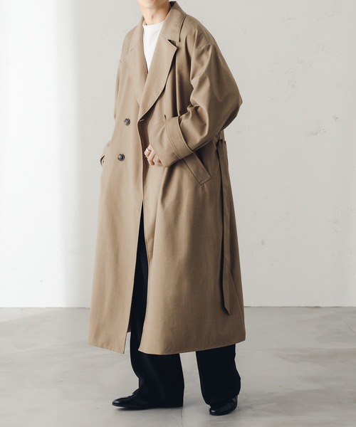 epnok」 チェスターコート MEDIUM ベージュ メンズ : 81415182  