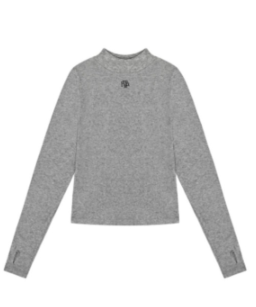tシャツ A'GEM/9 × .kom 「muah muah/ムーアムーア」 LOGO STITCH WOOL MOCK NECK WARMER TE tシャツ A'GEM/9 × .kom 「muah muah/ムーアムーア」 LOGO