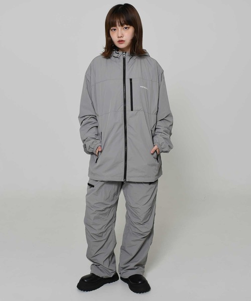 MAHAGRID（マハグリッド） ブルゾン ジャンバー BASIC LOGO NYLON