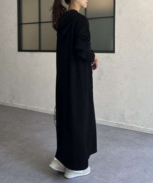 Chez toi ワンピース ダンボールニットフードワンピース : ZOZOTOWN