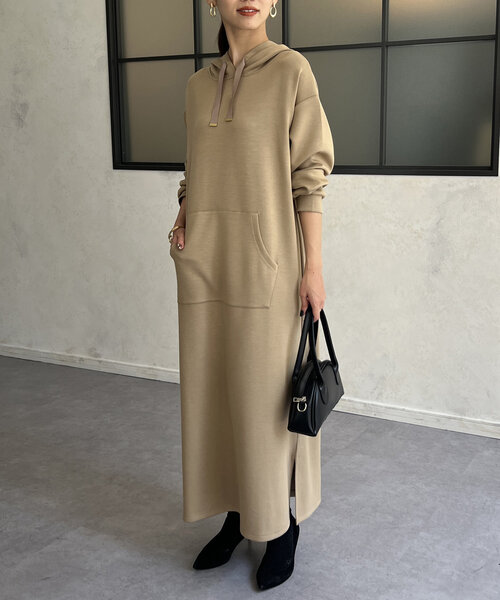 【匿名配送】定価￥23.100(税込)✨ TALBOTS ワンピース❣️ Chez toi ワンピース ダンボールニットフードワンピース : ZOZOTOWN