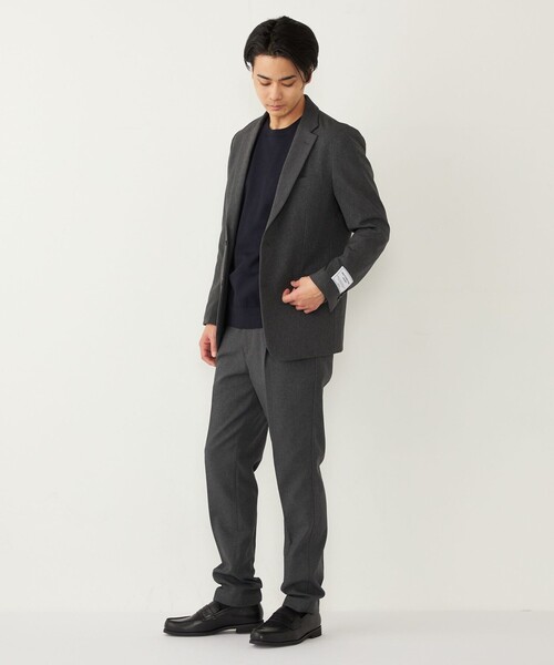 【お値下げ中】SHIPS シップス ジャケットパンツ セット　m グレー SHIPS（シップス） ジャケット テーラードジャケット SHIPS