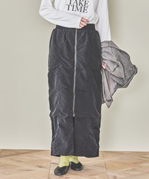 LAKOLE（ラコレ） ロング スカート フロントZIPギャザースカート
