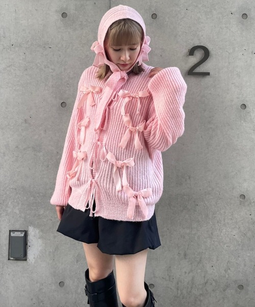 Candy Stripper FRILL COLLAR KNIT カーディガン Candy Stripper FRILL COLLAR KNIT カーディガン