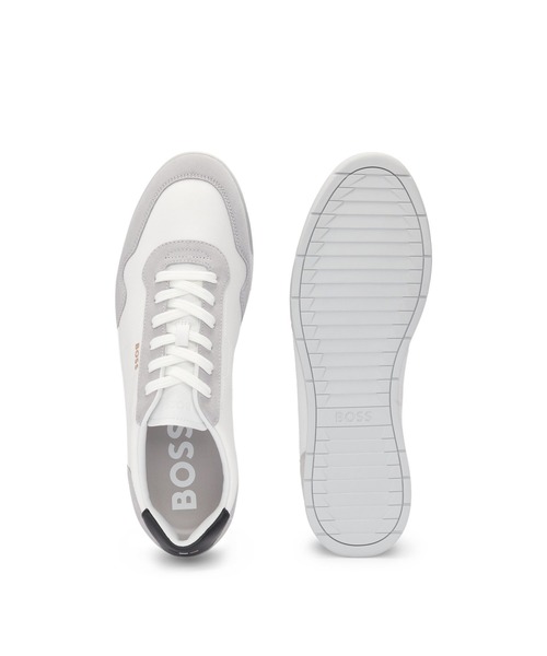 BOSS（HUGO BOSS） スニーカー スエードディテール ミックス
