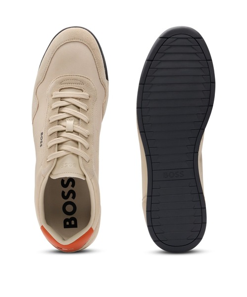 BOSS（HUGO BOSS） スニーカー スエードディテール ミックス