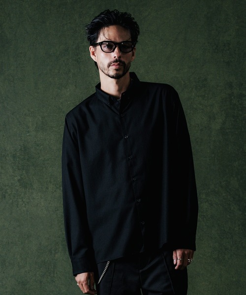 THE CRIMIE 長袖シャツ 黒 JP/XXL US/XL 高 品質ファッション - THE CRIMIE 長袖シャツ 黒 JP/XXL US/XL