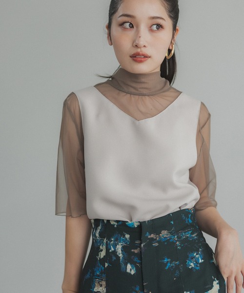 「UNITED ARROWS」 7分袖ブラウス FREE ベージュ レディース UNITED ARROWS 「UNITED ARROWS」 7分袖ブラウス FREE ベージュ