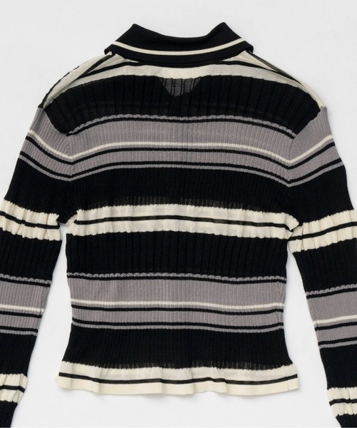 MAISON SPECIAL カーディガン Multi Border Cardigan/マルチ