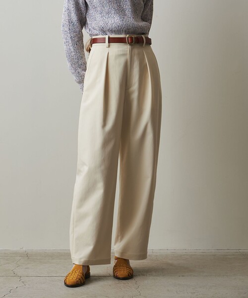 STEVEN ALAN パンツ 「Steven Alan」タック トラウザーズ