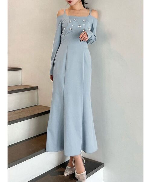 RESEXXY（リゼクシー） ワンピース ビジューオフショルワンピース