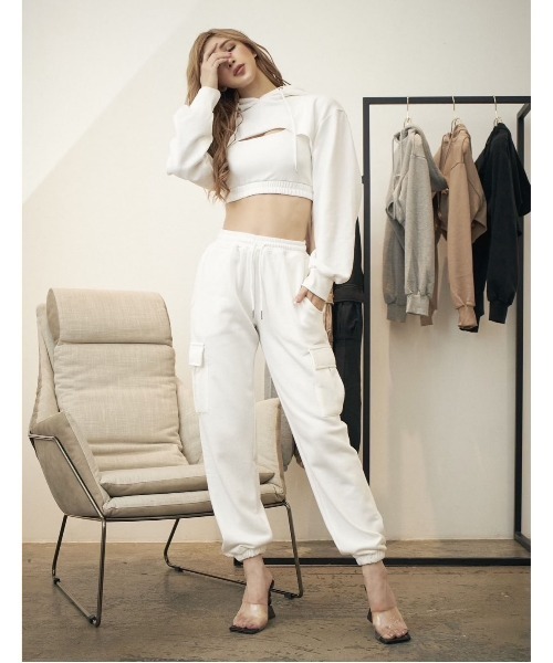 IRAL パーカー 「セットアイテム」HOODIE ＆ BRA TOP レディース