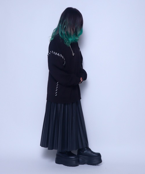 Bling Leads セーター ニット Z)「BLINGLEADS」123808 ハンドステッチ