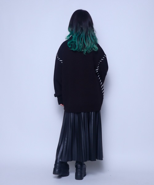 Bling Leads セーター ニット Z)「BLINGLEADS」123808 ハンドステッチ