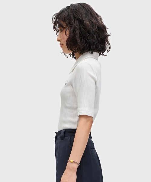 FRED PERRY ポロシャツ ポロ Ribbed Polo Shirt／リブポロシャツ