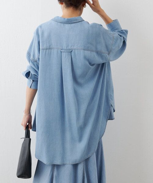 BEARDSLEY ブラウス シャツ 「FRIPIER」 デニムカシュクール