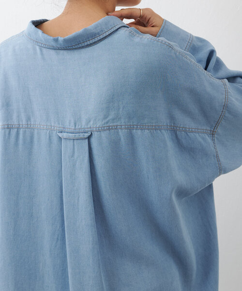 BEARDSLEYビアズリー FRIPIERデニムカシュクールシャツ ビアズリー BEARDSLEY 《FRIPIER》 デニムカシュクールシャツ