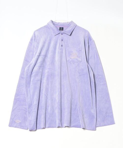 ブラウス シャツ 「FLAN(FLANLABS)」Velour Shirt レディース メンズ