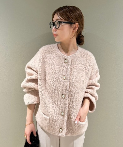 Mila Owen（ミラオーウェン） ノーカラージャケット 0 ベージュ