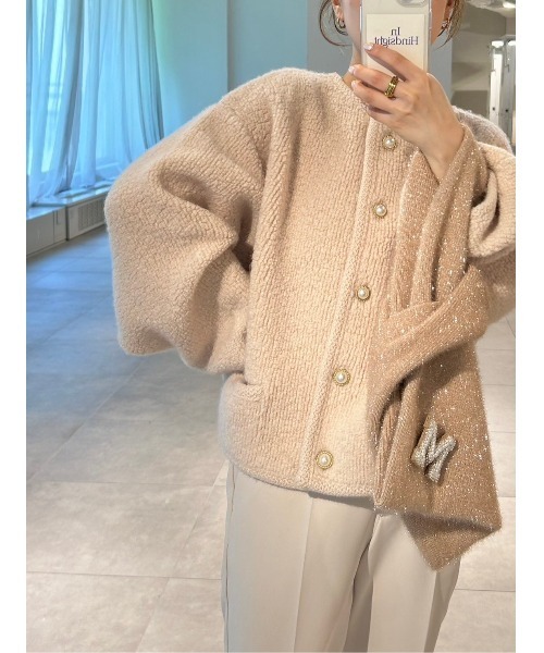 Mila Owen（ミラオーウェン） ノーカラージャケット 0 ベージュ