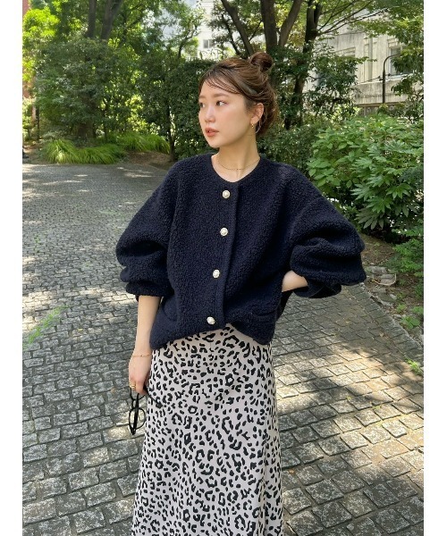 Mila Owen（ミラオーウェン） ノーカラージャケット 0 ベージュ