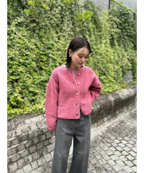 Mila Owen（ミラオーウェン） ノーカラージャケット 0 ベージュ