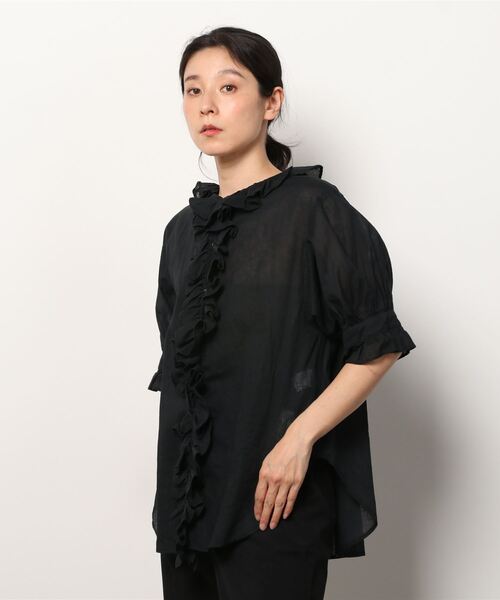 BEAMS BOY レディース半袖ブラウス BEAMS BOY 「BEAMS BOY」 半袖ブラウス FREE ブラック