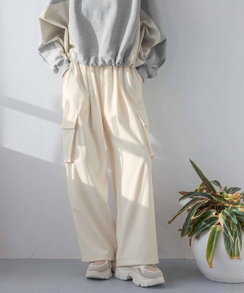 LOWRYS FARM（ローリーズファーム） パンツ ウエストフリルドロスト