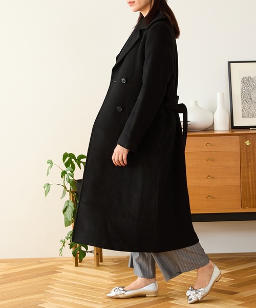 「MISCH MASCH」 チェスターコート「ORiental TRaffic コラボ」 M ブラウン レディース_画像2