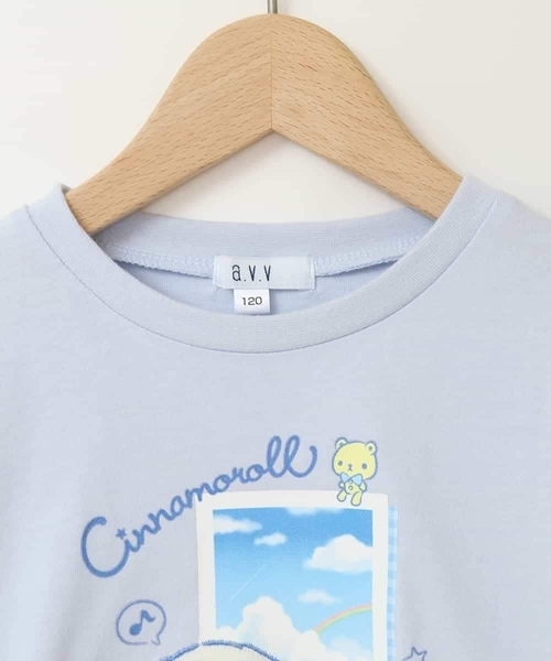 a.v.v（アー・ヴェ・ヴェ） tシャツ 「100-140」「シナモロール