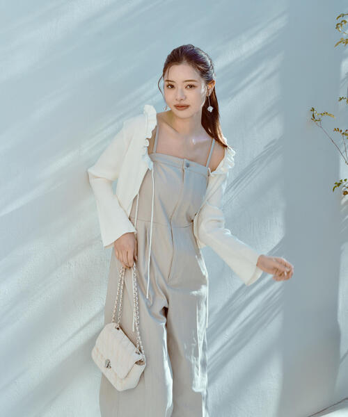 PROPORTION BODY DRESSING ワンピース デニム風オールインワン
