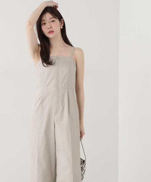 BEAUTY&YOUTHE UNITEDARROWS ワンピース風オールインワン セール】 【WEB限定 Wardrobe DAILY MINIMAL】ダブルクロス