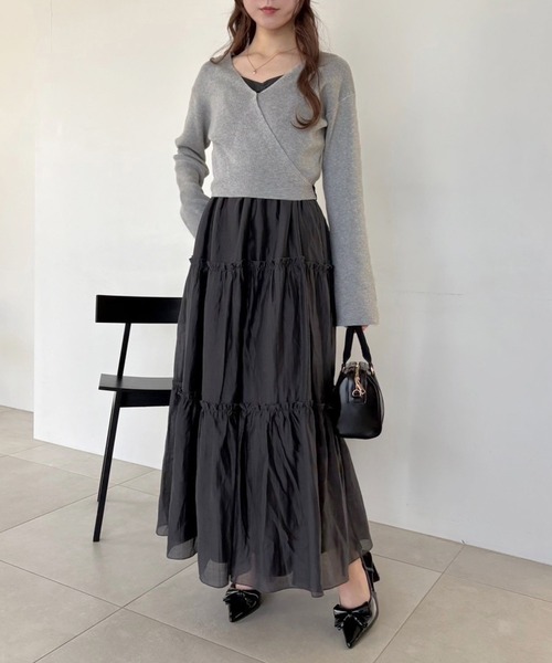 one after another NICE CLAUP ワンピース カシュクールセット