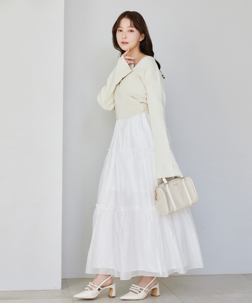 one after another NICE CLAUP ワンピース カシュクールセット