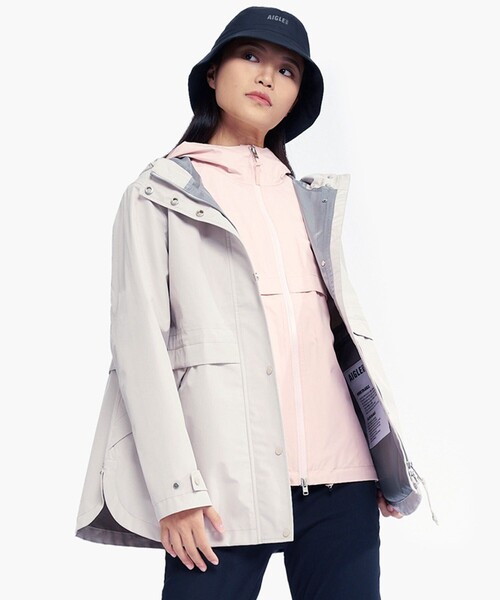 AIGLE エーグル フィッシュテイル ジャケット マウンテンパーカ AIGLE マウンテンパーカー ウインドブレーカー 透湿防水