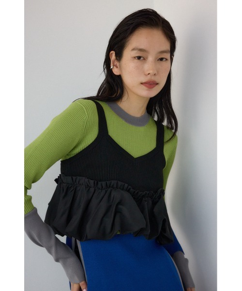 PLUS（AZUL BY MOUSSY） キャミソール 「PLUS」バルーンドッキング