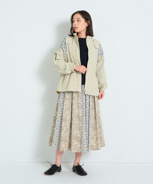 ADIEU TRISTESSE リバティプリントギャザースカート ADIEU TRISTESSE（アデュートリステス）の「リバティプリント