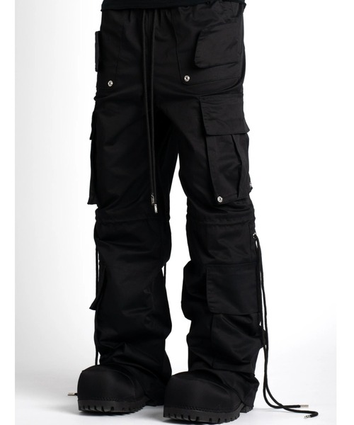 最新最全のをすべて L.H.P メンズ Black×traBaggy GUAPI/グアピ/Obsidian パンツ パンツ