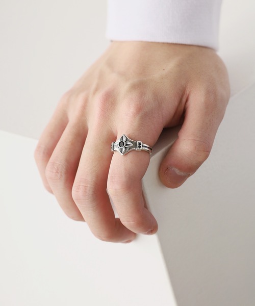 blatto（ブラット） 指輪 リング 925シルバー ストーン フラワー