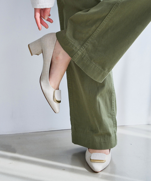 LE TALON パンプス 5.5cmオーバルプレートパンプス : ZOZOTOWN