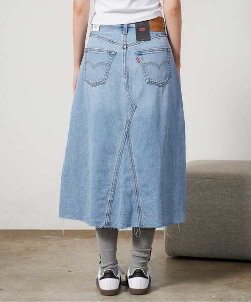 Levi's（リーバイス） デニムスカート HR A-LINE DECON SKIRT イライズ