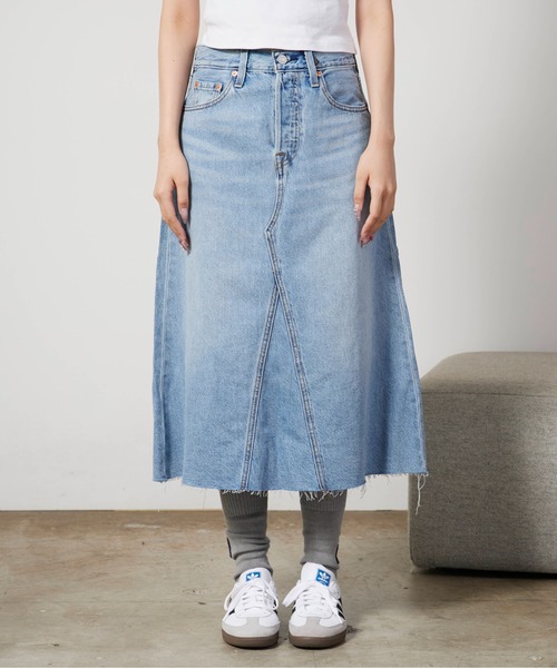 Levi's（リーバイス） デニムスカート HR A-LINE DECON SKIRT イライズ