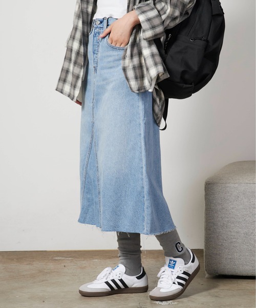 Levi's（リーバイス） デニムスカート HR A-LINE DECON SKIRT イライズ