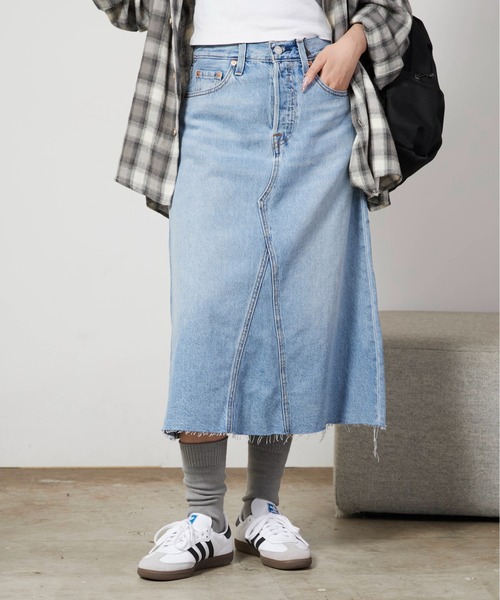 Levi's（リーバイス） デニムスカート HR A-LINE DECON SKIRT イライズ