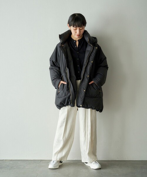 Aresense」 「FIRST DOWN」ダウンジャケット M ブラック レディース