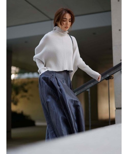 FRAY I.D ピンク 長袖ニットセーター サイズF モデル着用　美品 FRAY I.D 「FRAY I.D」 長袖ニット FREE ピンク レディース